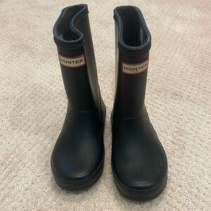 Kids Hunter Rainboots - Navy - size 9/10